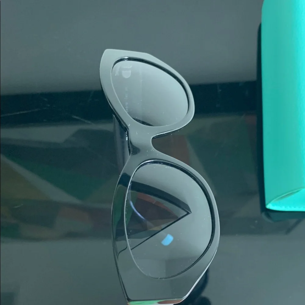 Tiffany & Co. Black Cat-Eye Sunglasses - Picture 5 of 6